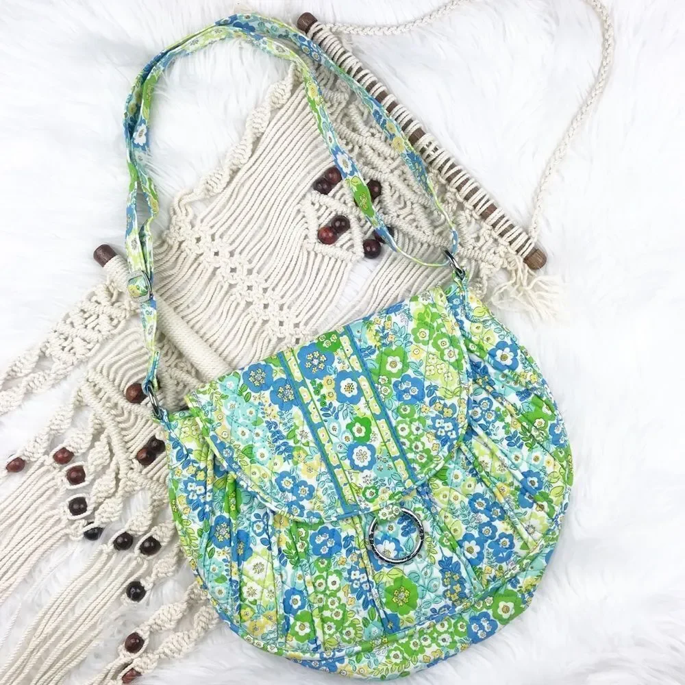 Vera Bradley satchel‎ bag in English meadow print
